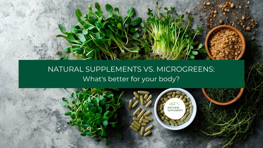 Natural Supplements vs. Microgreens: Which Is Better for Your Health
