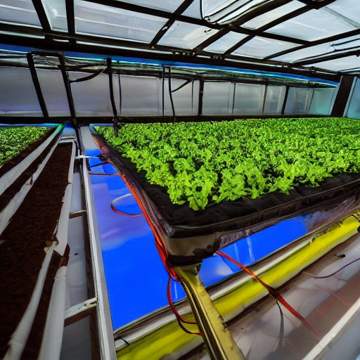 Hydroponic lettuce in vertical NFT system