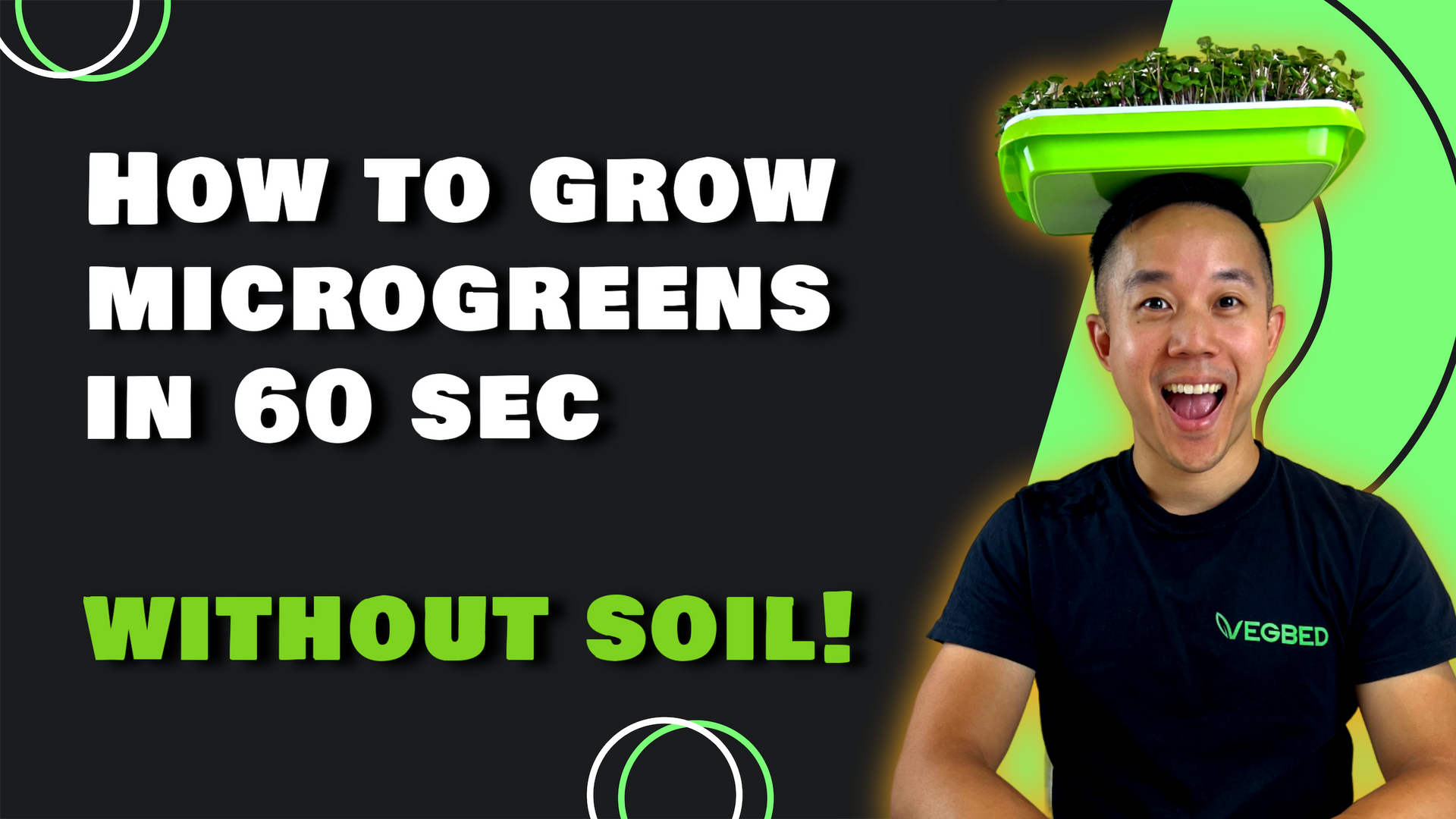 Load video: How to grow microgreens in 60 secs without soil